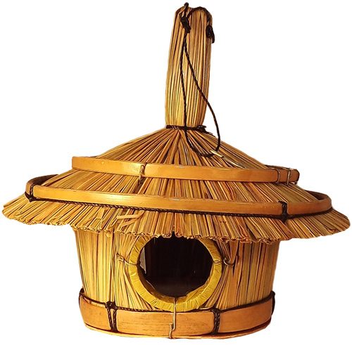 Bamboo Bird House Medium