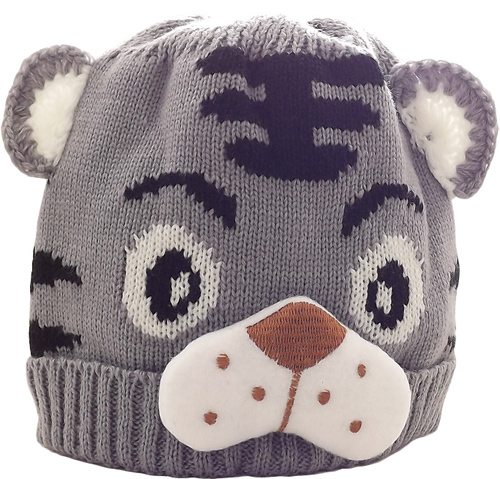 Kid's Little Tiger Hat (Grey)
