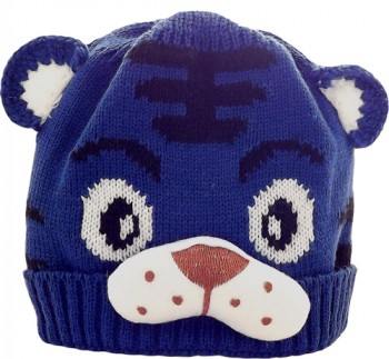 Kid's Little Tiger Hat (Navy)