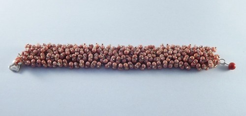Coral Bead Bracelet