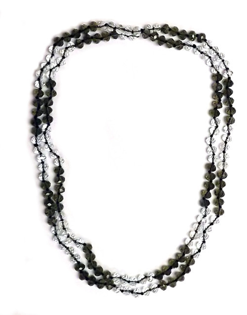 African Necklace Tribal Design Multi-strand Black White – Cultures  International From Africa To Your Home