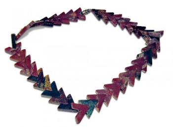 Necklace Jasper Shaped