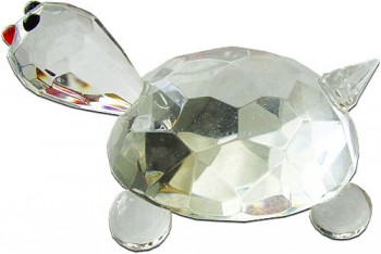 Rock Crystal Tortoise Paper Weight