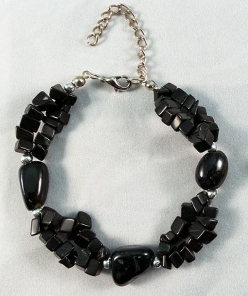 Bracelet obsidian